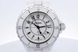 Chanel J12 Quartz 34mm White Ceramic & Stainless Steel Watch Eb1225orxzde