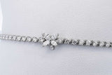 Tiffany & Co. Victoria Diamond Tennis Bracelet Platinum 8.1g 7 Inch Eb0626wxxzde