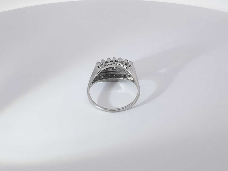.91 Ctw Diamonds 14k White Gold 14k 4.4 Grams Ring Size 8 Sd0625owrsa