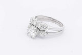 2.34cttw Diamond Ring In 14k White Gold 5.1 Grams Size 7.5 Eb1225oxxzsa