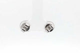 0.42cttw Diamond Stud Earrings In 14k White Gold 2.4 Grams Eb0926exsa