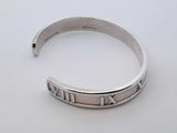 Tiffany & Co. Atlas Bangle Bracelet In Sterling Silver 21.4g 6 Inch Fw1026rzdu