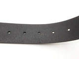 Gucci Gg Black Matte Leather Belt Size 95/38 Do0225lwxde