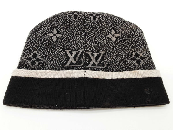 Louis Vuitton Gray Monogram Beanie Hat Do0825lrxde