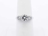 1.2 Cttw Diamond & 14k White Gold Three-stone Ring 3.1 Grams Size 7 Fw0625cxzdu