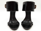 Giuseppe Zanotti Buckle Black Patent Leather Heels Size Eu 36 Do0725lorde