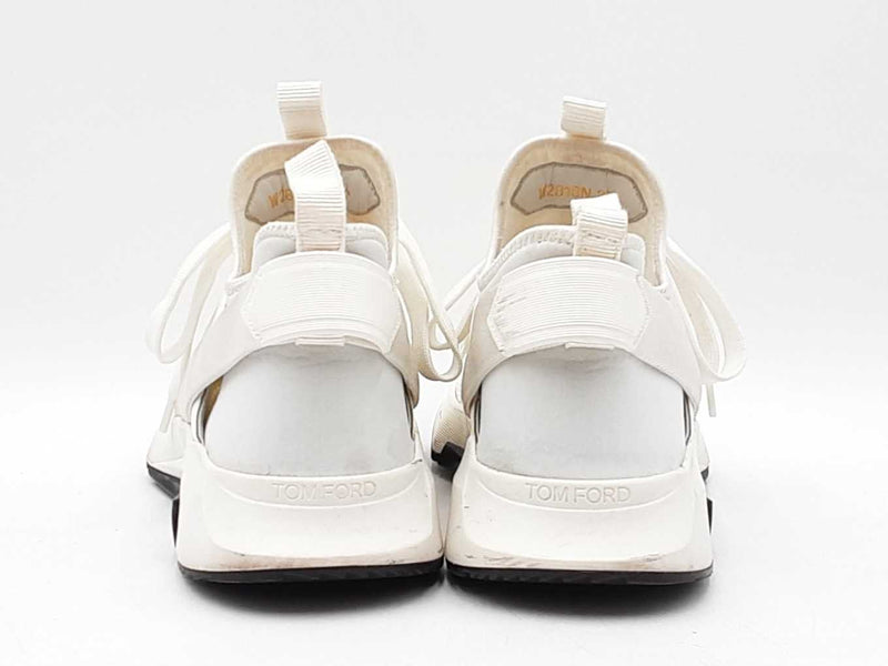 Tom Ford Jago Sneakers In White Size Eu 37.5 Us 7 Fw0725lzdu