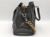 Marc Jacobs Alyona Black Quilted Leather Bag Aa1026rzsa