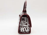 Balenciaga Xs Hourglass Graffiti Bag Red Aa0326rrzsa