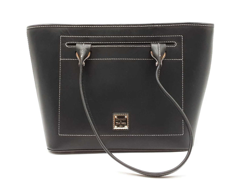 Dooney & Bourke Beacon Collection Slip Tote In Matte Black Leather Fw1025rzdu