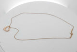 Tiffany & Co. Elsa Peretti 18k Gold Open Heart Pendant Necklace 4.4g Eb0926lcrsa