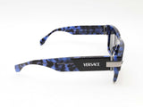 Versace Classic Top Sunglasses In Havana Blue Fw1224crsa