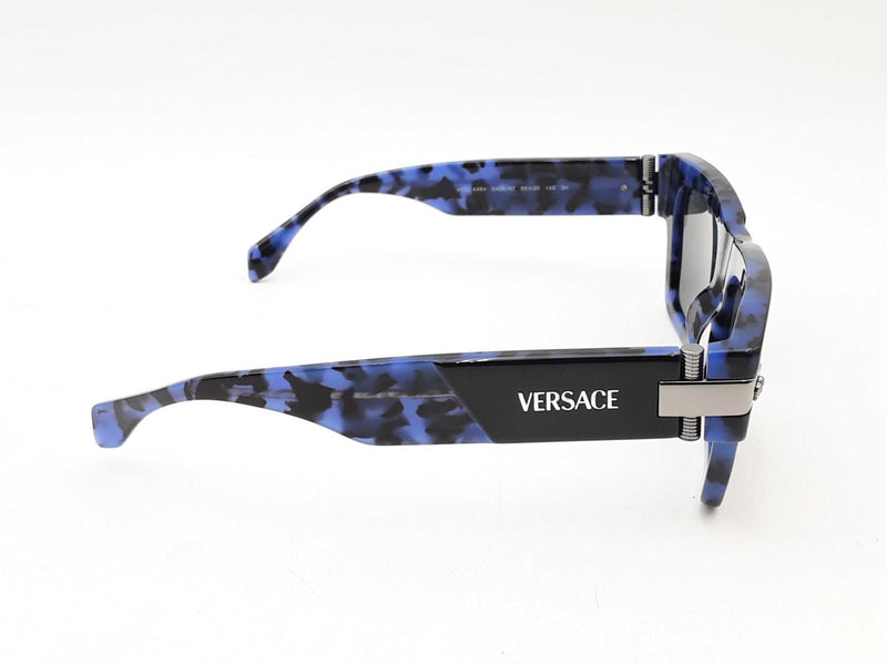 Versace Classic Top Sunglasses In Havana Blue Fw1224crsa