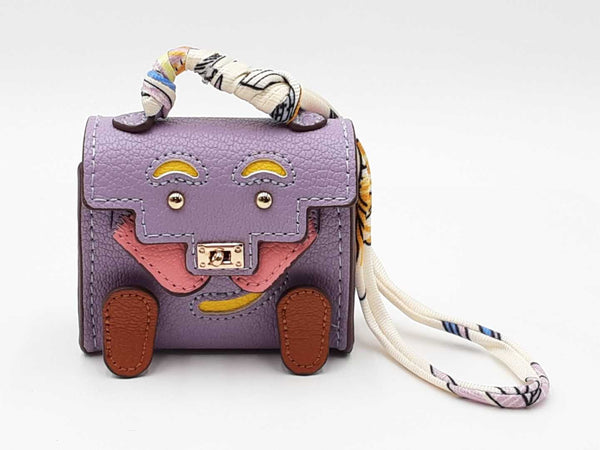Mini Plaything Bag Charm In Lavender Fw0825idu