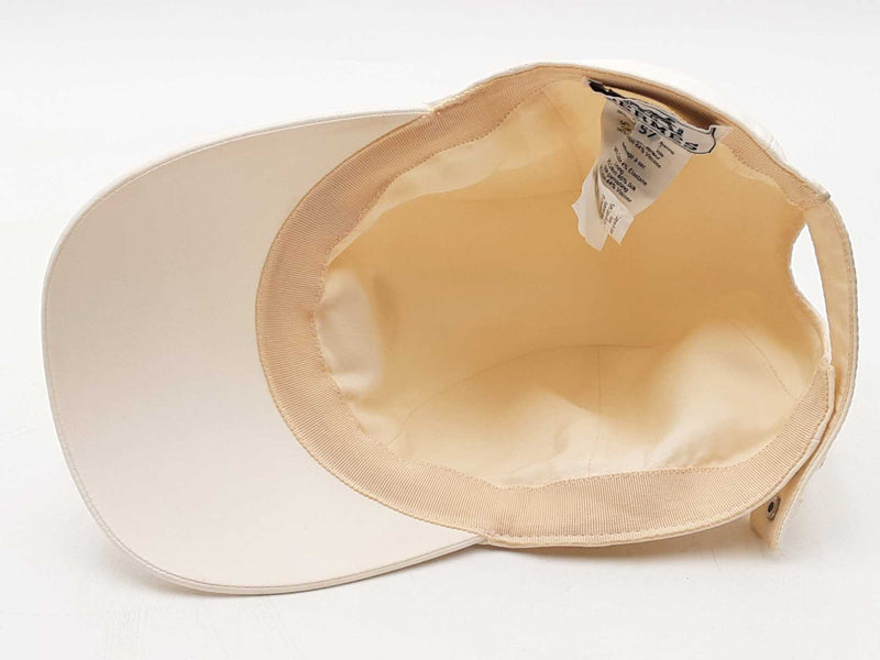 Hermes Davis Emile White Hat Size Medium Aa1125wrzsa