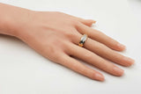0.35 Cttw Channel-set Diamond & 10k Yellow Gold Ring 6.4 Grams Size 11.25 Fw0726wrzdu