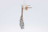 2.32cttw Diamond Drop Stud Earrings In 14k Yellow Gold 6.7 Grams Eb0826lixzsa