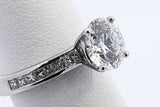 2.8cttw Diamond Ring In Platinum 6.4 Grams Size 5.5 Eb0126rwxzdu