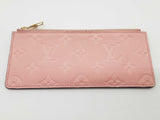 Louis Vuitton Pink Empreinte Monogram Zipped Insert Pouch Do0926crde