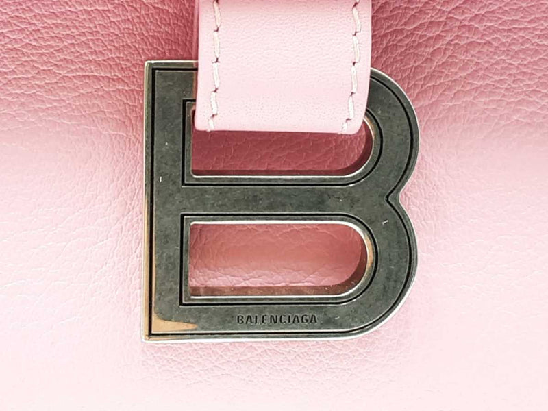 Balenciaga Downtown Pink Leather Shoulder Bag Eb1024pcrdu