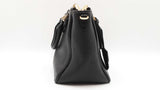 Tory Burch Robinson Black Pebbled Leather Mini Square Tote Sd0526wzdu