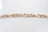 14k Yellow Gold Link Bracelet 10.5 Grams 10.75 Inches Eboxzdu