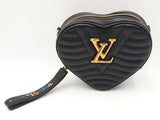 Louis Vuitton New Wave Heart Bag In Black Quilted Leather Fw0725crzdu