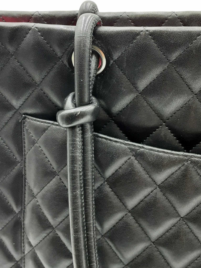 Chanel Quilted Leather Cambon Tote Bag Eb1224erxdu