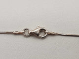 0.925 Sterling Silver 3.9g Snake Chain Star Pendant 18 In Do0526rde