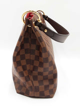 Louis Vuitton Graceful Pm Hobo Bag In Damier Ebene Canvas & Leather Fw0226crxdu
