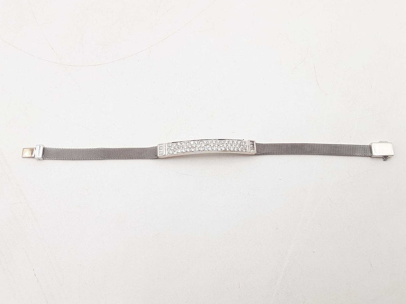 .55ctw Diamonds 18k White Gold 11.6 Grams Bracelet 6 Inch Sd0225ezxsa