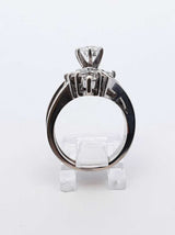 2.08 Cttw Diamond & 14k White Gold Wedding Set 10.7 Grams Size 5.5 Fw0125llxzdu