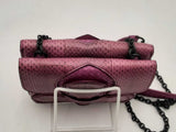 Bottega Veneta Rialto Embossed Leather Purple Handbag Aa0925wrzsa