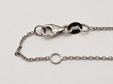 1.00 Cttw Lab Grown Diamond 14k White Gold 2.2g Pendant Chain 16 In Do0723cxzde