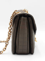 Celine Medium Quilted C Bag In Brown Leather Fw1026pxzdu