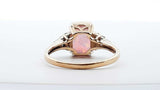 .12cttw Diamond & Synthetic Opal 14k Yellow Gold Solitaire Ring 8.25 Lh1025lcrde