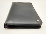 Lanvin Black Leather Zipper Organizer Wallet Do0125lxzde