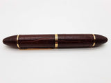 Louis Vuitton Cargo Brown Alligator Leather Fountain Pen Do0726rxzde