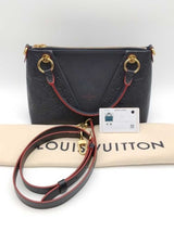 Louis Vuitton Monogram Empreinte Dark Blue Leather V Tote Bag Eb1026irxsa
