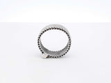 Tiffany & Co. Somerset Wide Mesh Ring In Sterling Silver 3.9g Size 5 Fw1125izdu