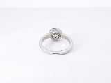 0.50 Cttw Bezel-set Diamond & 95% Platinum Ring 3.5 Grams Size 2.75 Fw1224sxzdu