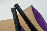 Yves Saint Laurent Tribute Mary Janes Purple Suede Pumps Size 37.5 Eb0926crsa