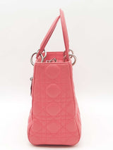 Christian Dior Quilted Cannage Lady Dior Top Handle Bag Eb0826exzde