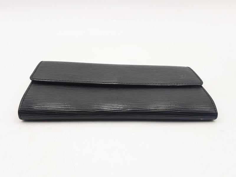 Louis Vuitton Black Epi Sarah Wallet Sd0925lzxsa