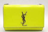 Yves Saint Laurent Neon Yellow Leather Kate Crossbody Bag Eb1026ixzsa