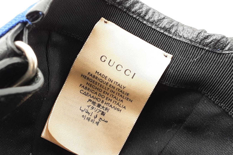 Gucci Off The Grid Blue Baseball Hat Size M 58cm Eb1125lrxdu