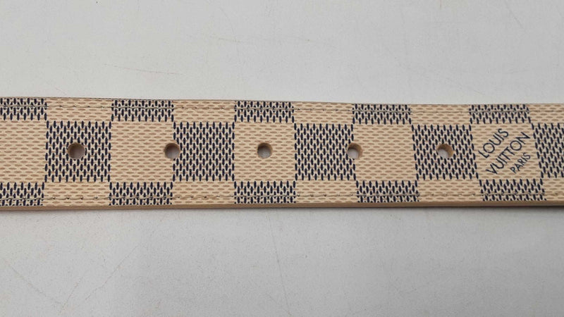 Louis Vuitton Lv Initiales Damier Azur Reversible Belt Size 85-34 Sd0725ezdu