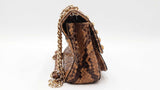 Michael Kors Selma Python Embossed Studded Shoulder Bag Sd1225wrdu
