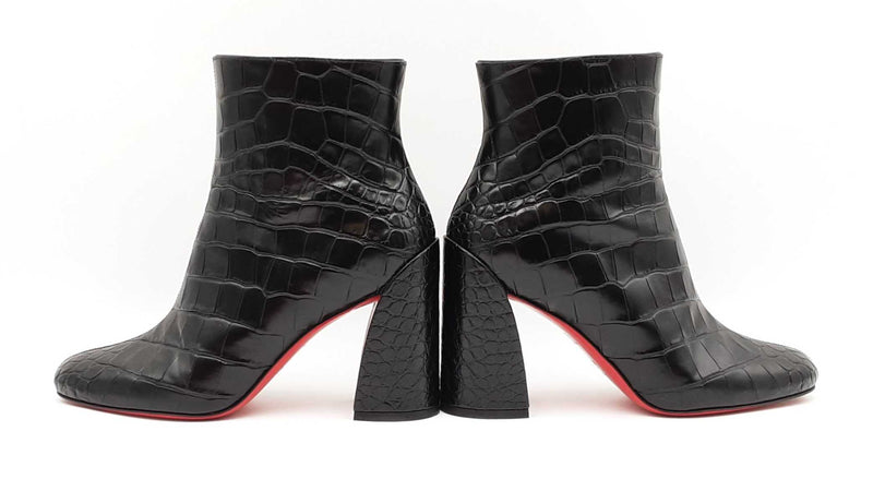 Christian Louboutin Calf Ali Turela 85 Black Size 36 Boots Sd0825ozxdu