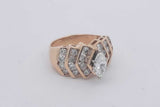 2.43cttw Diamond Ring In 14k Yellow Gold 8.8 Grams Size 6.75 Eb0226llxzsa